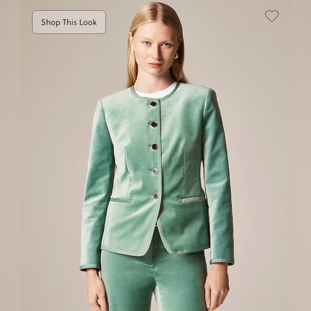 J.Crew Cora lady jacket in velvet